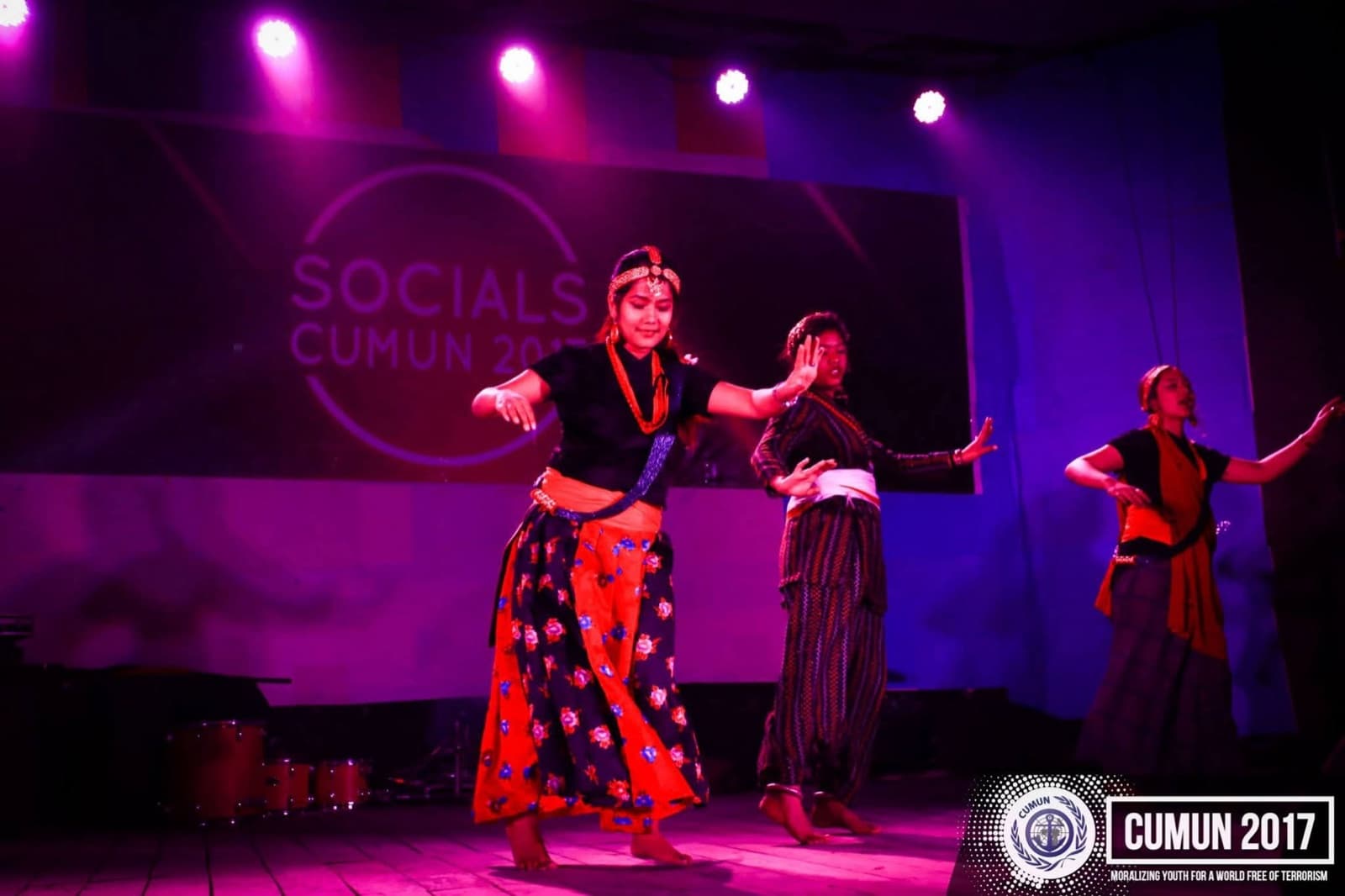 Socials night concert at CUMUN 2017