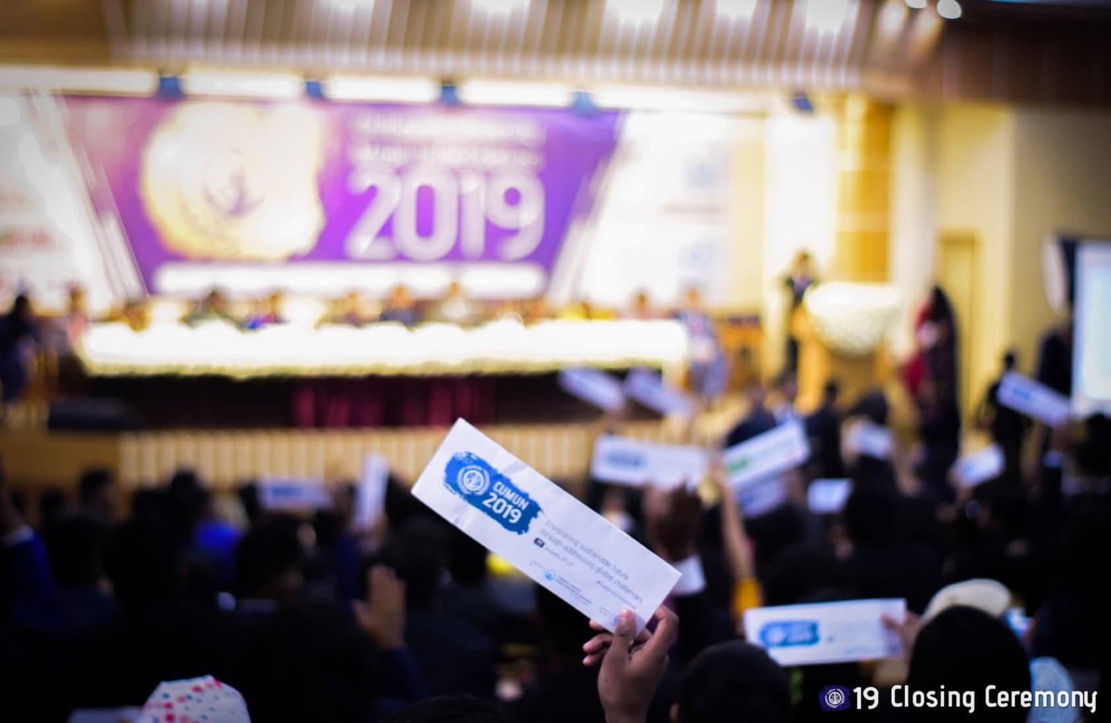 CUMUN 2019 closing ceremony