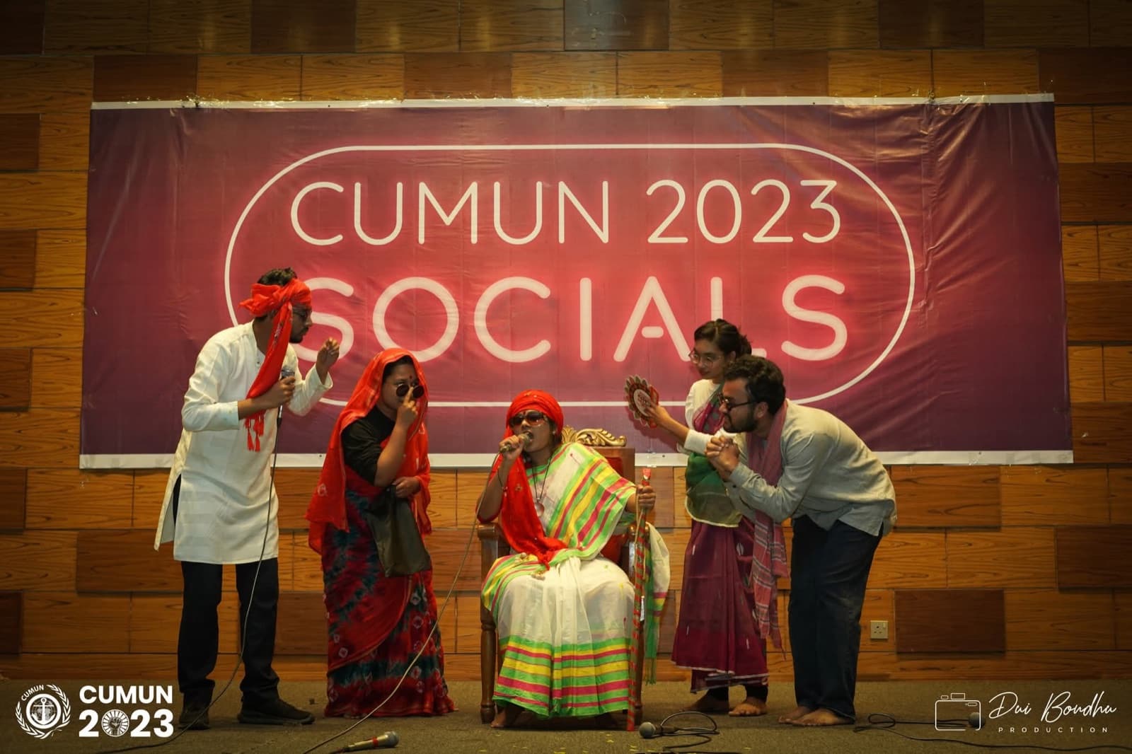 Evening socials at CUMUN 2023