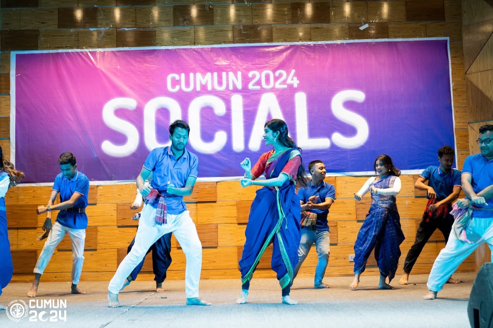 Delegates at the CUMUN 2024 cultural evening