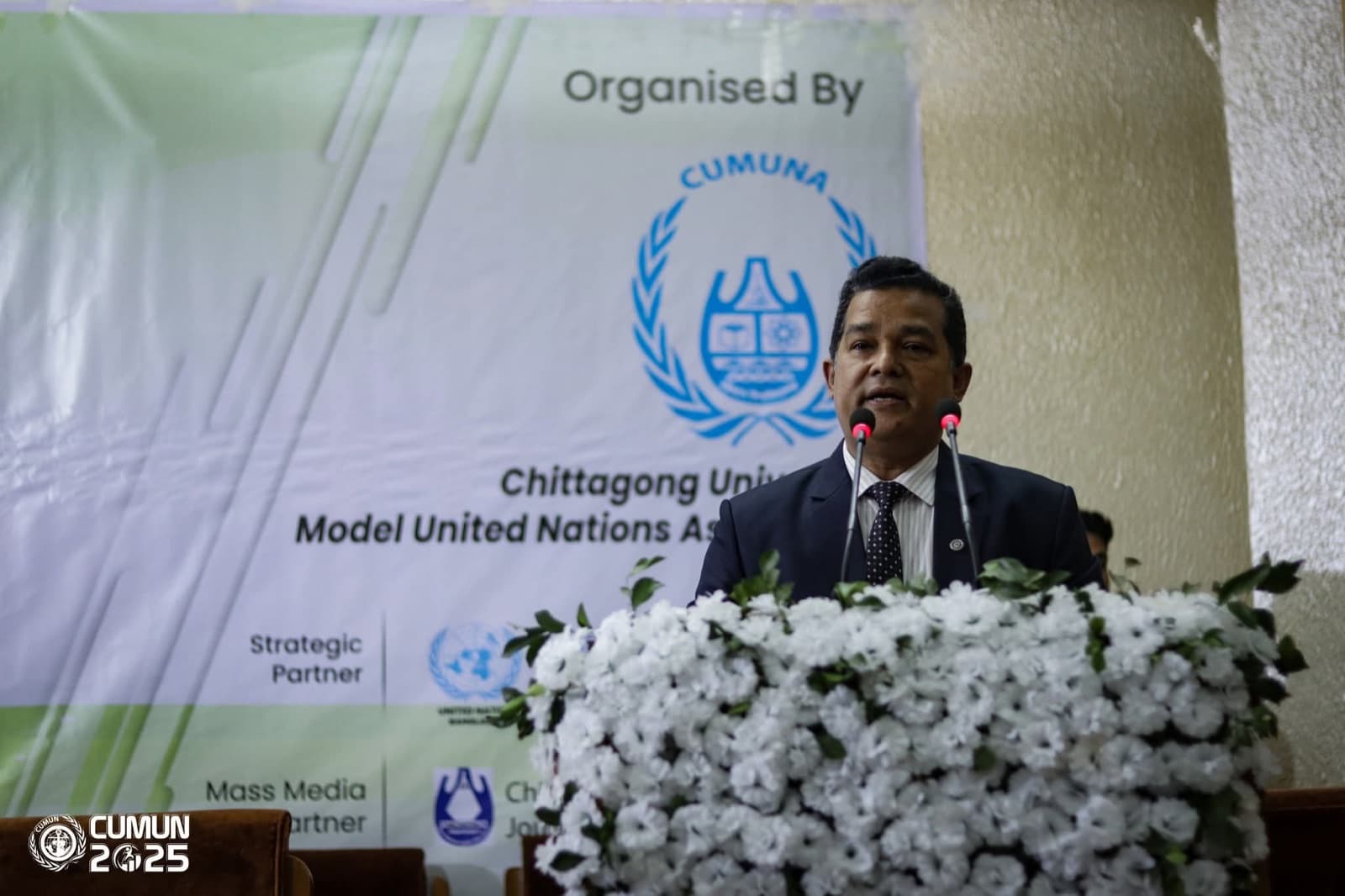 Delegates at the CUMUN 2025 inaugural session