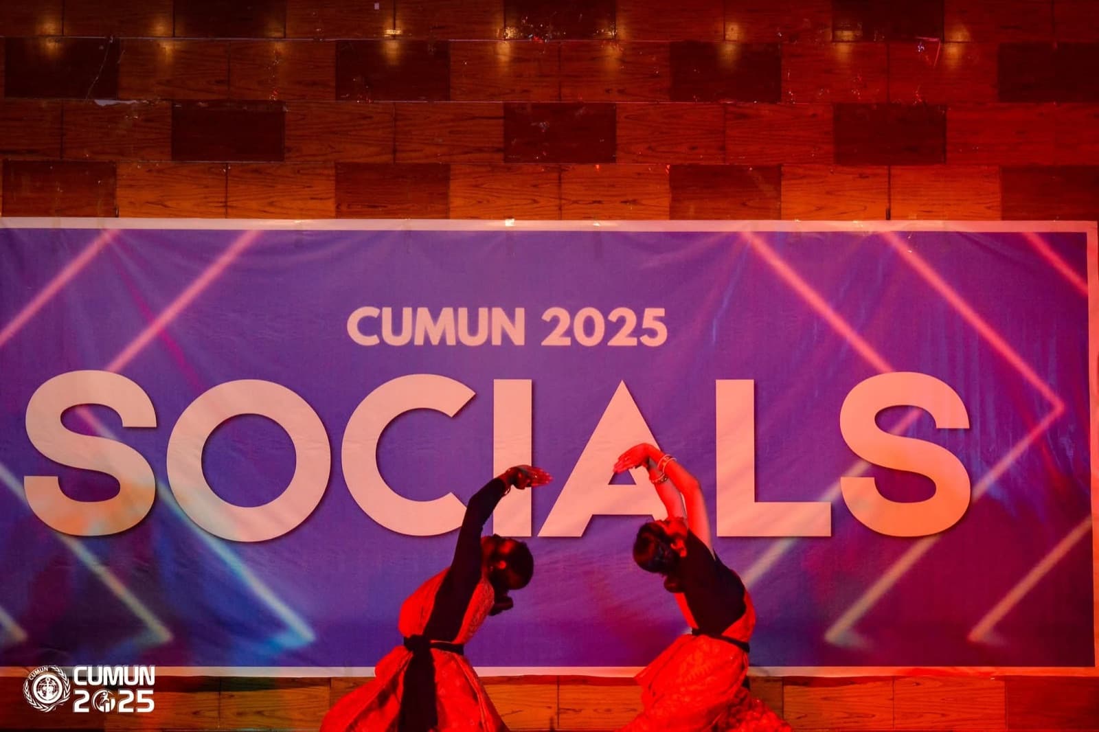 Cultural evening performance at CUMUN 2025