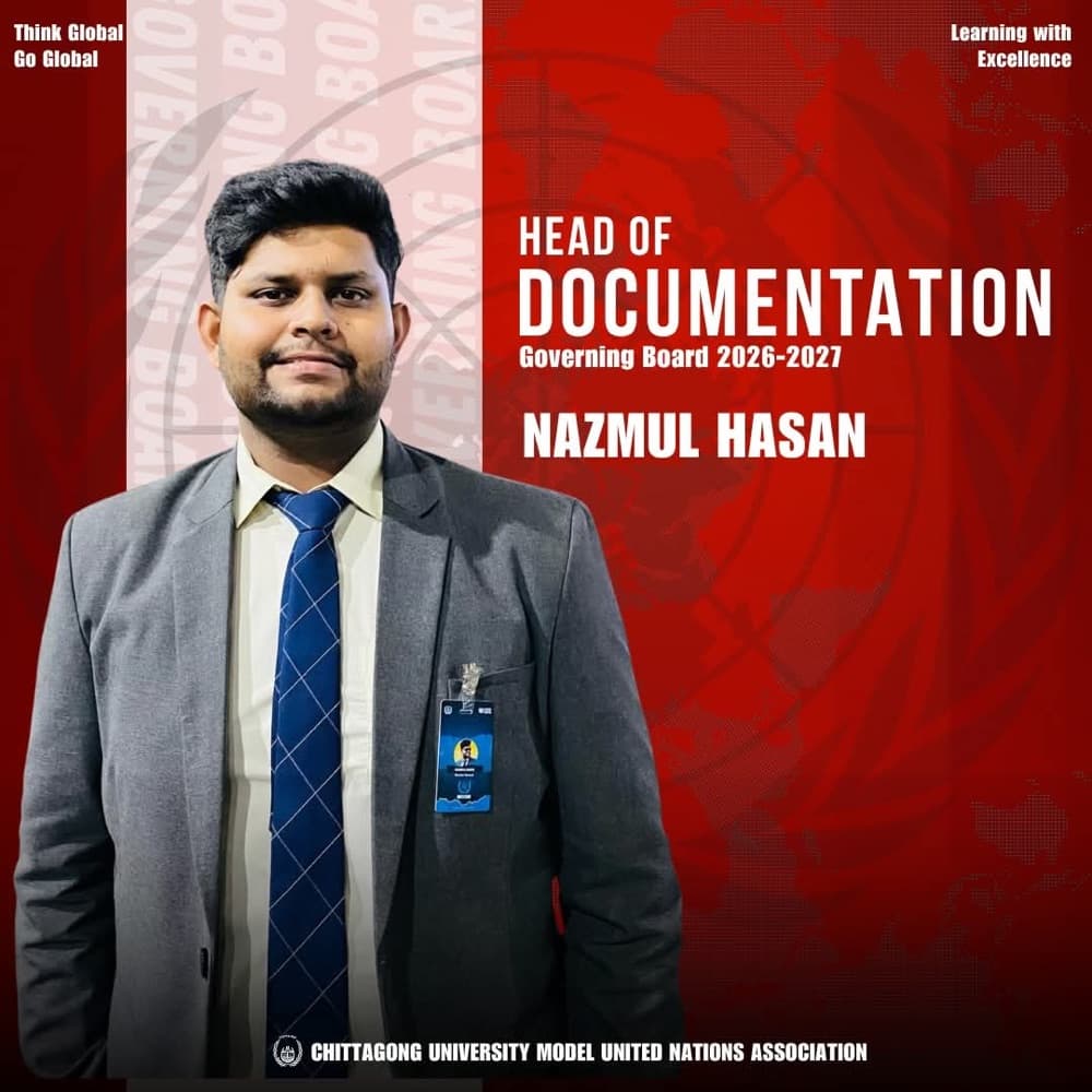 Nazmul Hasan — Head of Documentation, Governing Board 2026-27